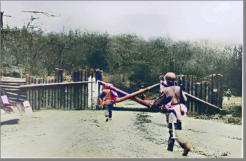 Sah die Panzersperre in Klotten so aus?