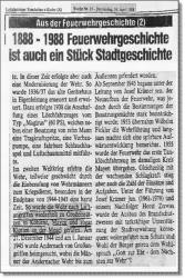 Erinerung an Einsatz in Klotten